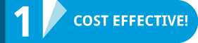 1. It's Cost Effective!